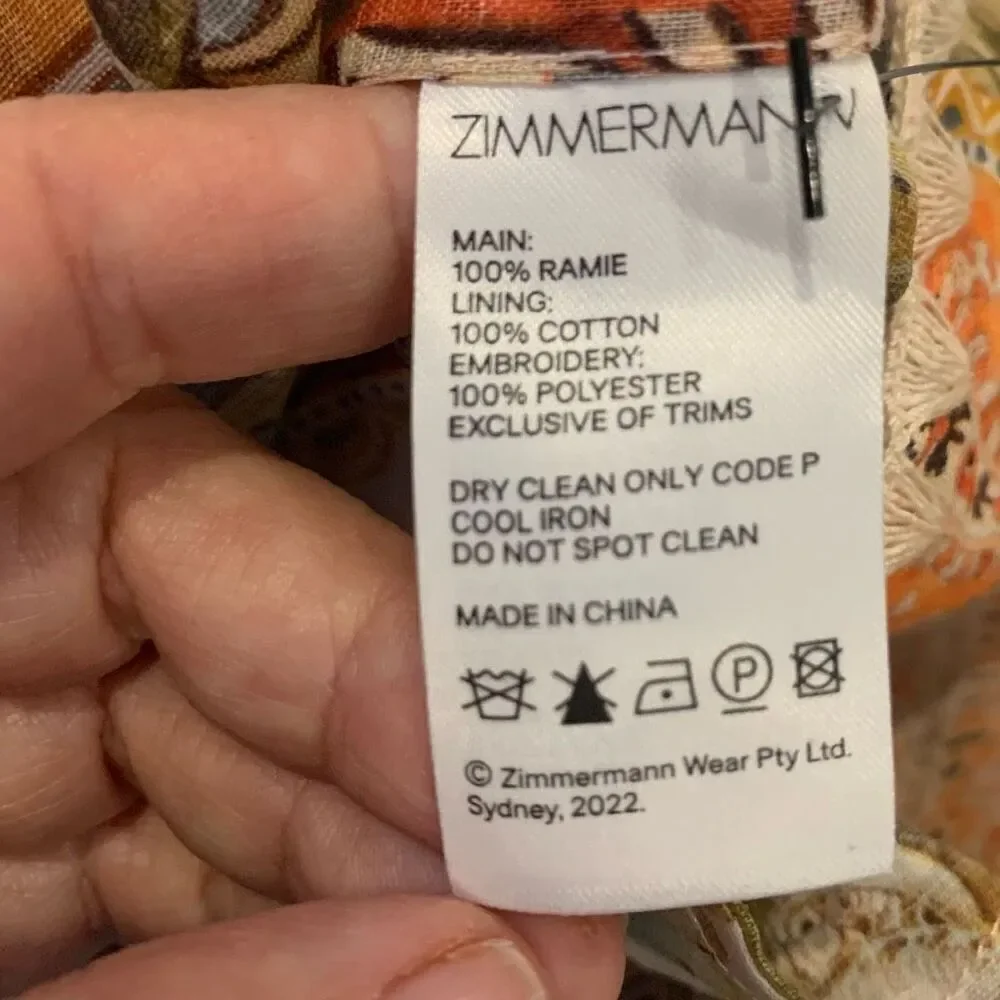 Zimmermann Multicolor Bohemian Mini Dress - Picture 11 of 13